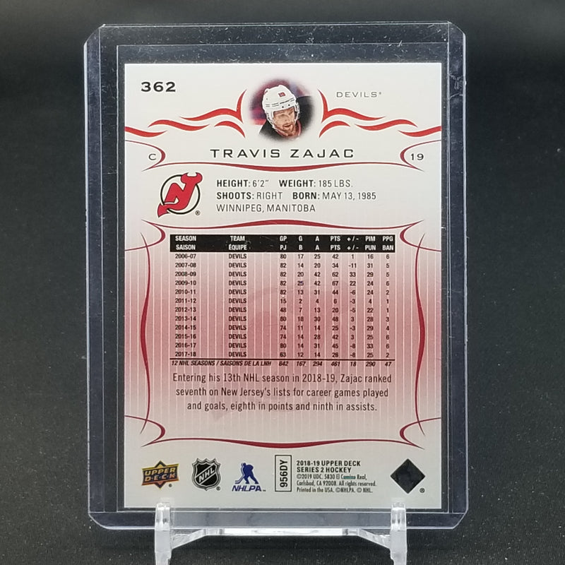 2018 UPPER DECK SERIES TWO - UD EXCLUSIVES - T. ZAJAC - #362 - #'D/100
