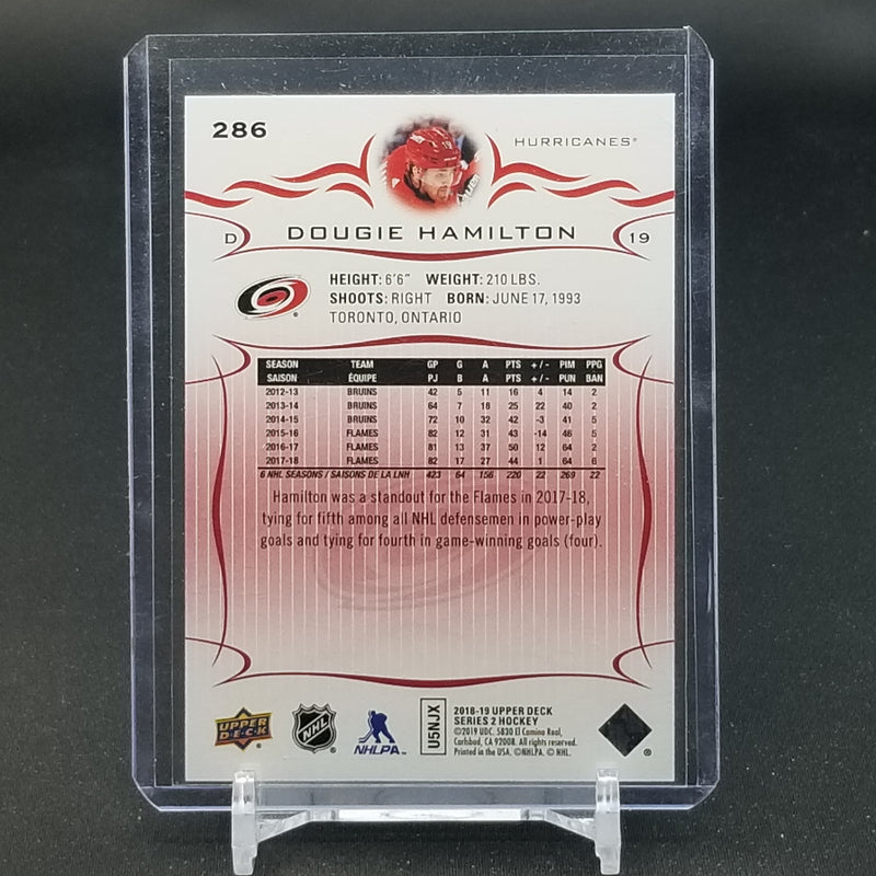 2018 UPPER DECK SERIES TWO - UD EXCLUSIVES - D. HAMILTON - #286 - #'D/100