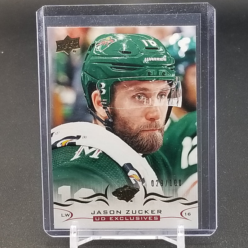2018 UPPER DECK SERIES TWO - UD EXCLUSIVES - J. ZUCKER - #343 - #'D/100