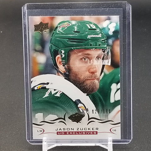 2018 UPPER DECK SERIES TWO - UD EXCLUSIVES - J. ZUCKER - #343 - #'D/100