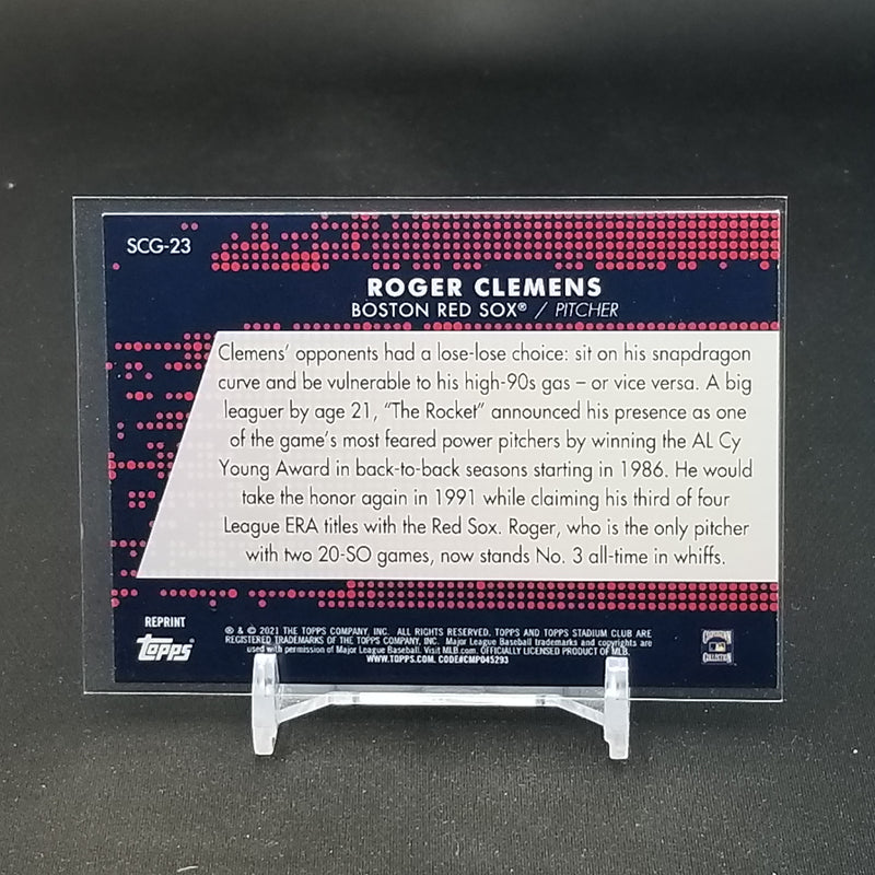 2021 TOPPS STADIUM CLUB - R. CLEMENS -