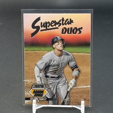 2021 TOPPS STADIUM CLUB - SUPERSTAR DUOS - A. JUDGE / G. STANTON - #SD-1