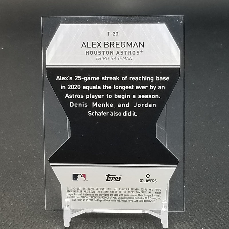 2021 TOPPS STADIUM CLUB - TRIUMVIRATES - A. BREGMAN -