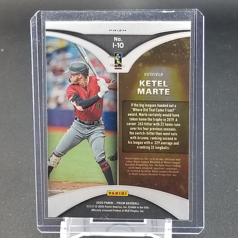 2020 PANINI PRIZM - RED/ORANGE PRIZM - ILLUMINATION - K. MARTE -