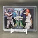 2019 TOPPS CHROME - GREATNESS RETURNS - H. AARON / M. TROUT -