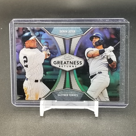 2019 TOPPS CHROME - GREATNESS RETURNS - D. JETER / G. TORRES - #GRE-11