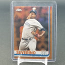 2019 TOPPS CHROME - ORANGE REFRACTOR - L. SEVERINO - #98 - #'D/25