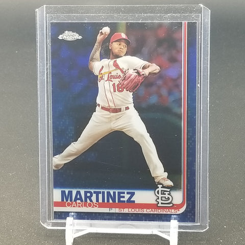 2019 TOPPS CHROME - BLUE REFRACTOR - C. MARTINEZ - #149 - #'D/150