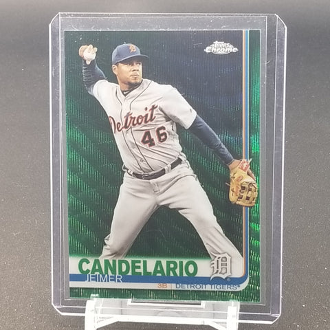2019 TOPPS CHROME - GREEN WAVE REFRACTOR - J. CANDELARIO - #63 - #'D/99