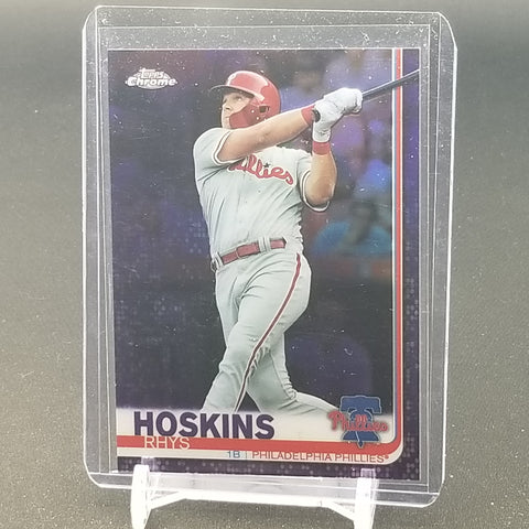 2019 TOPPS CHROME - PURPLE REFRACTOR - R. HOSKINS - #195 - #'D/299