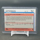 2019 TOPPS CHROME - ORANGE WAVE REFRACTOR - J. SPRINGS - #RA-JS - #'D/25 - AUTOGRAPH - RC