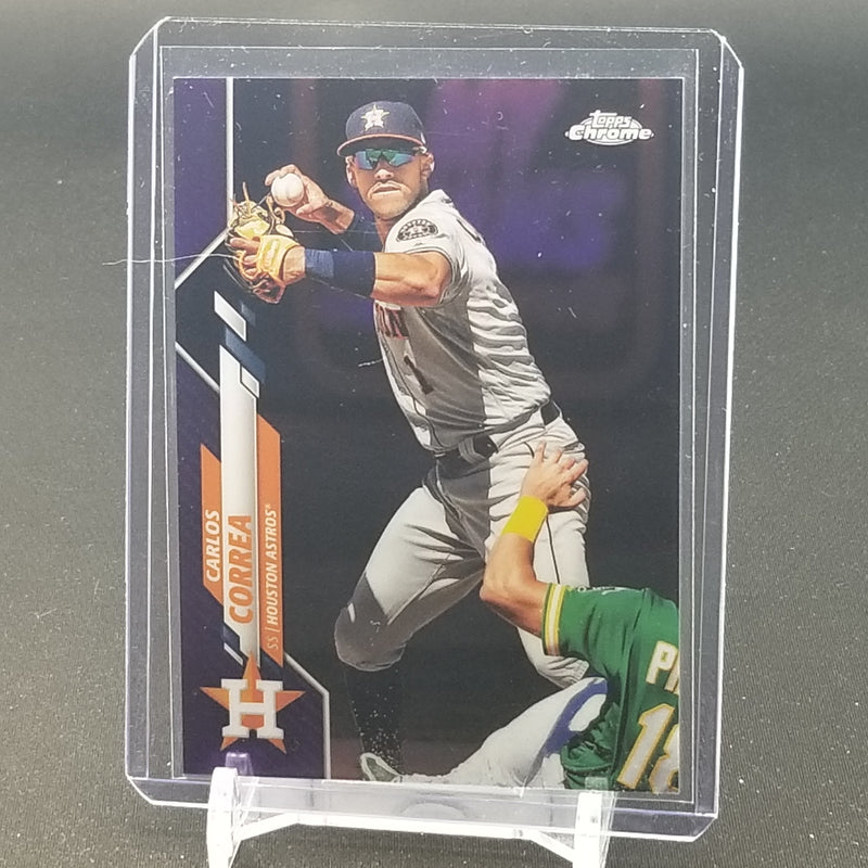 2020 TOPPS CHROME - PURPLE REFRACTOR - C. CORREA - #29 - #'D/299