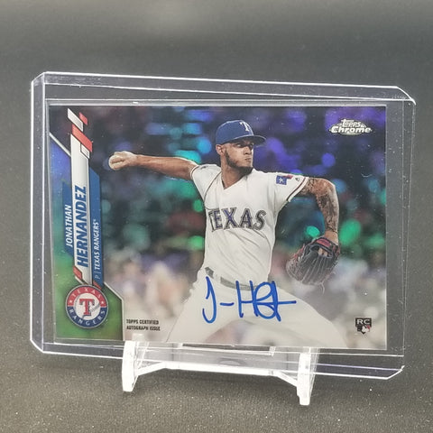 2020 TOPPS CHROME - REFRACTOR - J. HERNANDEZ - #RA-JH - #'D/499 - AUTOGRAPH - RC
