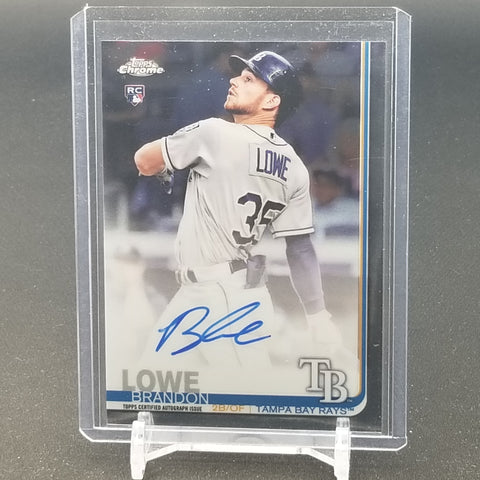 2019 TOPPS CHROME - B. LOWE - #RA-BL - AUTOGRAPH - RC