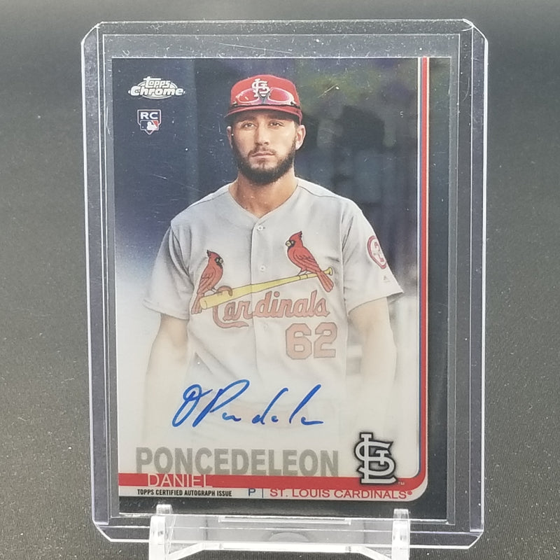 2019 TOPPS CHROME - D. PONCEDELEON -