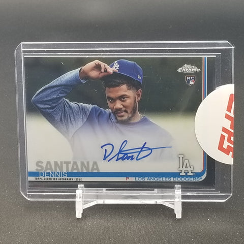 2019 TOPPS CHROME - D. SANTANA - #RA-DSA - AUTOGRAPH - RC