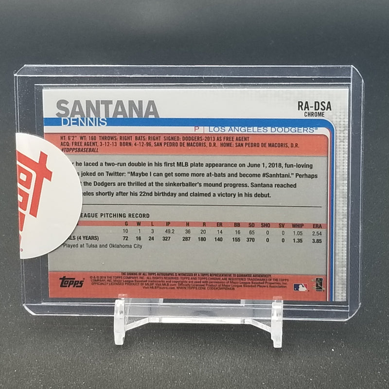 2019 TOPPS CHROME - D. SANTANA -