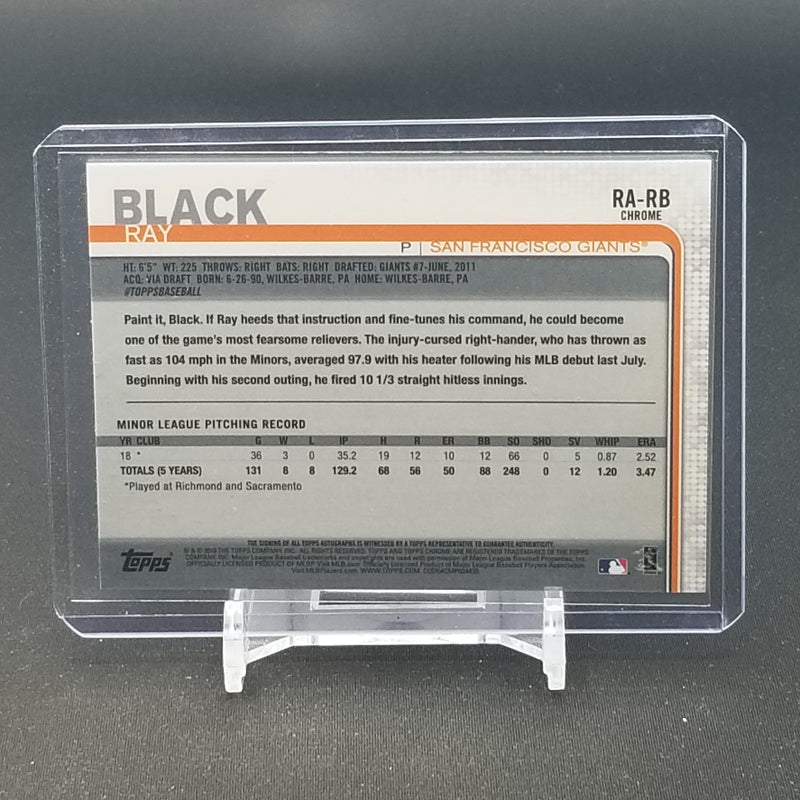 2019 TOPPS CHROME - R. BLACK -