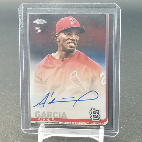 2019 TOPPS CHROME - A. GARCIA - #RA-AG - AUTOGRAPH - RC