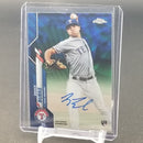 2020 TOPPS CHROME - BLUE WAVE REFRACTOR - B. BURKE - #RA-BBU - #'D/150 - AUTOGRAPH - RC