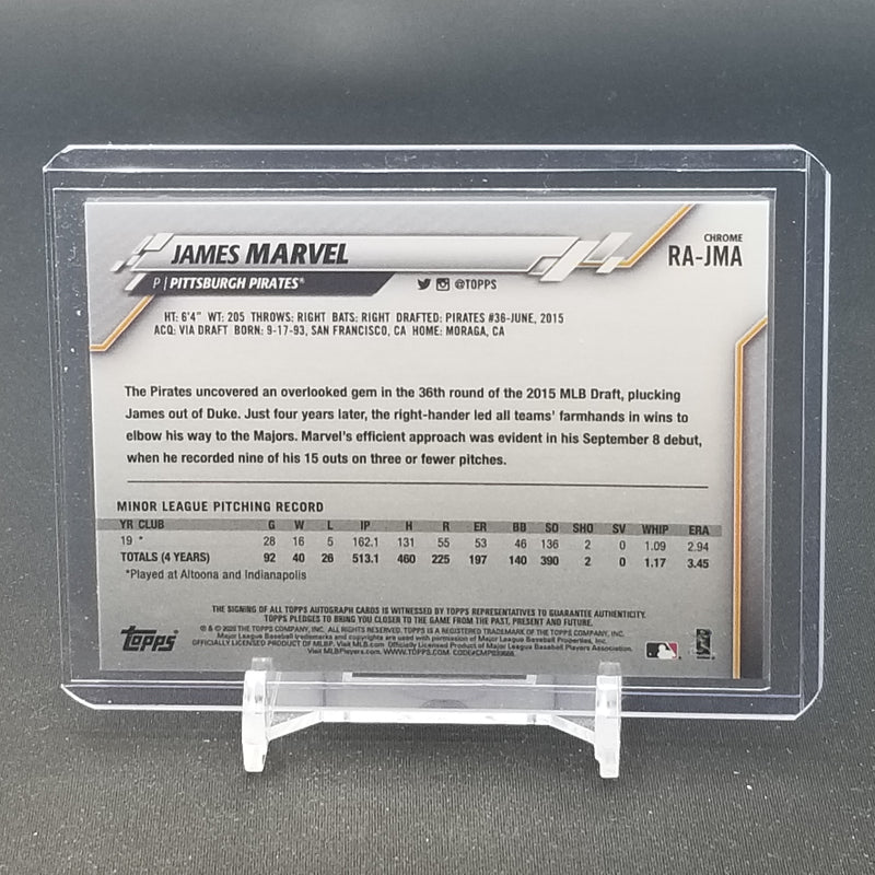 2020 TOPPS CHROME - J. MARVEL -