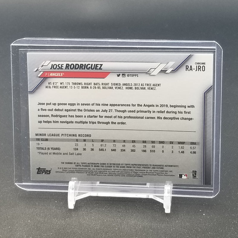 2020 TOPPS CHROME - J. RODRIGUEZ -