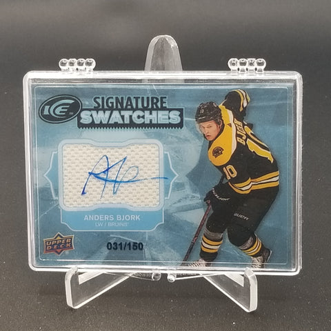 2017 UPPER DECK ICE - SIGNATURE SWATCHES - A. BJORK - #SS-AB - #'D/150 - AUTOGRAPH - RELIC
