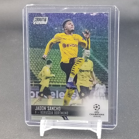 2021 TOPPS STADIUM CLUB CHROME UEFA CHAMPION'S LEAGUE - REFRACTOR - J. SANCHO - #15