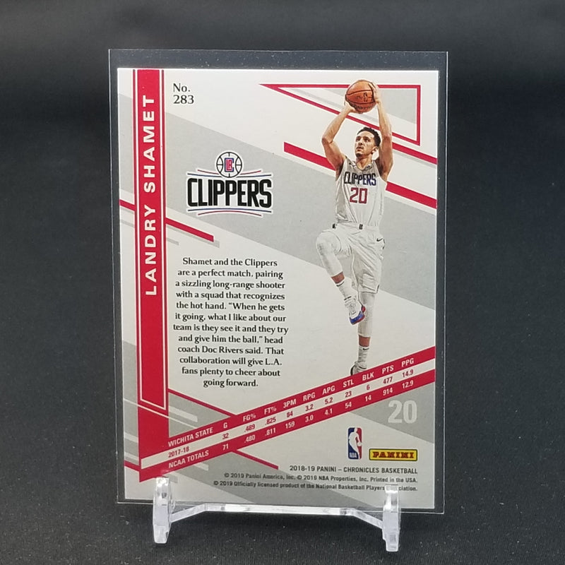 2018 PANINI CHRONICLES - ELITE - PINK - L. SHAMET - #283 - #'D/49 - RC
