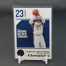 2018 PANINI CHRONICLES - RED - W. MATTHEWS - #99 - #'D/149