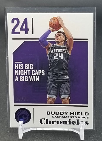 2018 PANINI CHRONICLES - PURPLE - B. HIELD - #12 - #'D/99