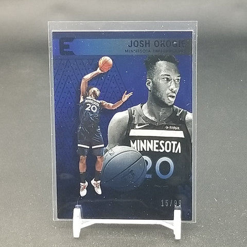 2018 PANINI CHRONICLES - ESSENTIALS - BLUE - J. OKOGIE - #222 - #'D/99 - RC