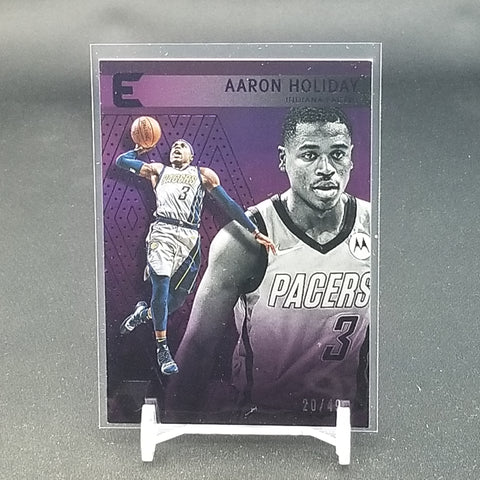 2018 PANINI CHRONICLES - ESSENTIALS - PURPLE - A. HOLIDAY - #201 - #'D/49 - RC
