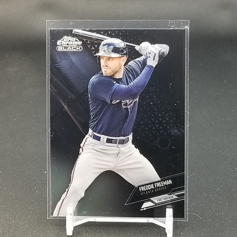 2021 TOPPS CHROME BLACK - REFRACTOR - F. FREEMAN - #71 - #'D/199