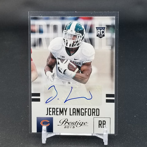 2015 PANINI PRESTIGE - J. LANGFORD - #248 - AUTOGRAPH - RC