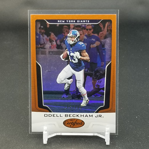 2017 PANINI CERTIFIED - ORANGE - O. BECKHAM JR. - #13 - #'D/299