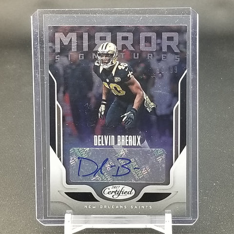 2017 PANINI CERTIFIED - MIRROR SIGNATURES - D. BREAUX - #MS-DB - #'D/99 - AUTOGRAPH - RC
