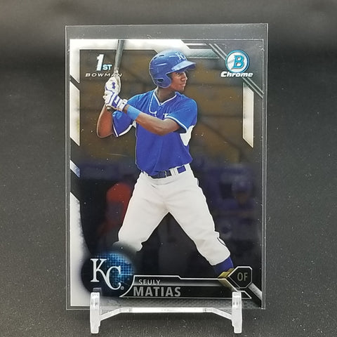 2016 TOPPS BOWMAN CHROME - 1ST BOWMAN - S. MATIAS - #BCP15