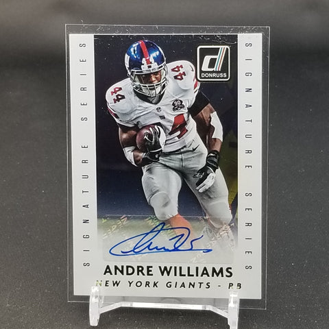 2015 PANINI DONRUSS - SIGNATURE SERIES - A. WILLIAMS - #DSS-AW- AUTOGRAPH
