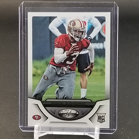 2016 PANINI CERTIFIED - WHITE - A. BURBRIDGE - #185 - #'D/999 - RC