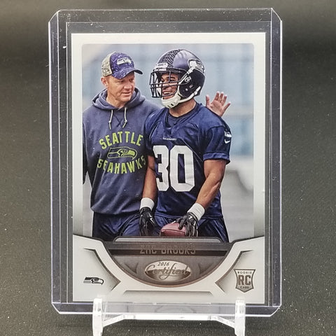 2016 PANINI CERTIFIED - WHITE - Z. BROOKS - #144 - #'D/499 - RC