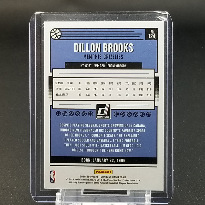 2018 PANINI DONRUSS - PURPLE - PRESS PROOF - D. BROOKS - #124 - #'D/199
