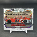 2021 PANINI PRIZM RACING - WHITE SPARKLE PRIZM - HEROES - B. WALLACE -