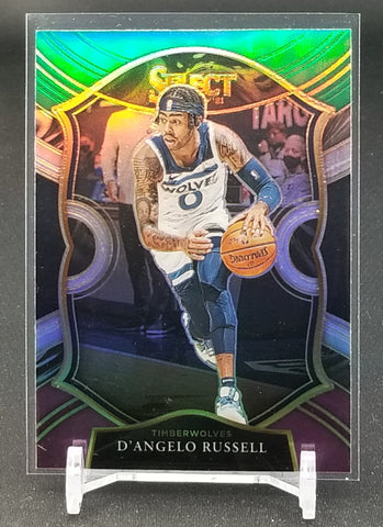 2020 PANINI SELECT - GREEN WHITE PURPLE PRIZM - CONCOURSE - D. RUSSELL - #18