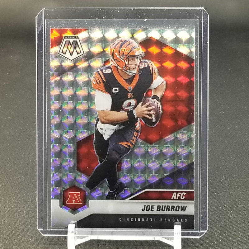 2021 PANINI MOSAIC - SILVER MOSAIC PRIZM - AFC - J. BURROW -