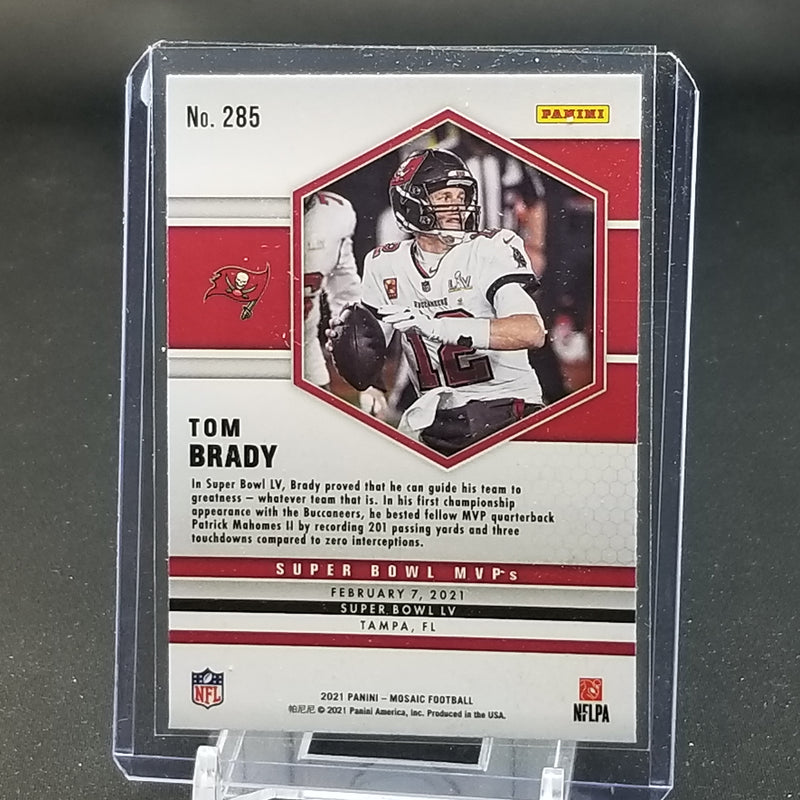 2021 PANINI MOSAIC - SUPERBOWL MVPS - T. BRADY -