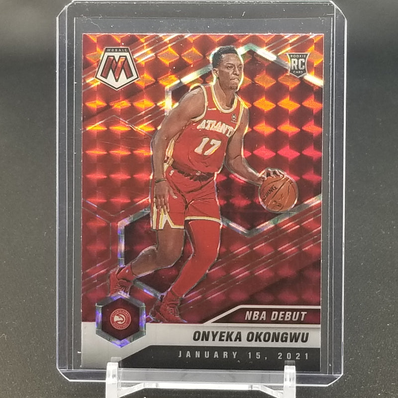 2020 PANINI MOSAIC - NBA DEBUT - RED PRIZM - O. OKONGWU -