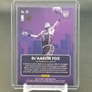 2021 PANINI HOOPS - CITY EDITION - ARTIST PROOF - PURPLE - D. FOX - #28 - #'D/25