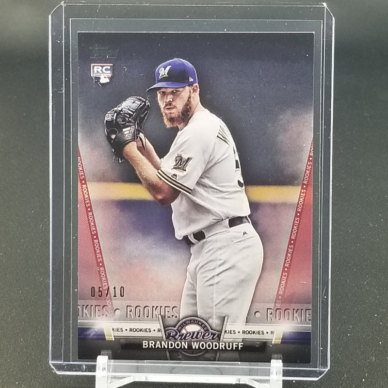 2018 TOPPS SERIES ONE - TOPPS SALUTE - B. WOODRUFF - #TS-91 - #'D/10 - RC