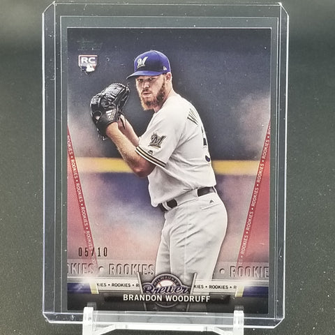 2018 TOPPS SERIES ONE - TOPPS SALUTE - B. WOODRUFF - #TS-91 - #'D/10 - RC